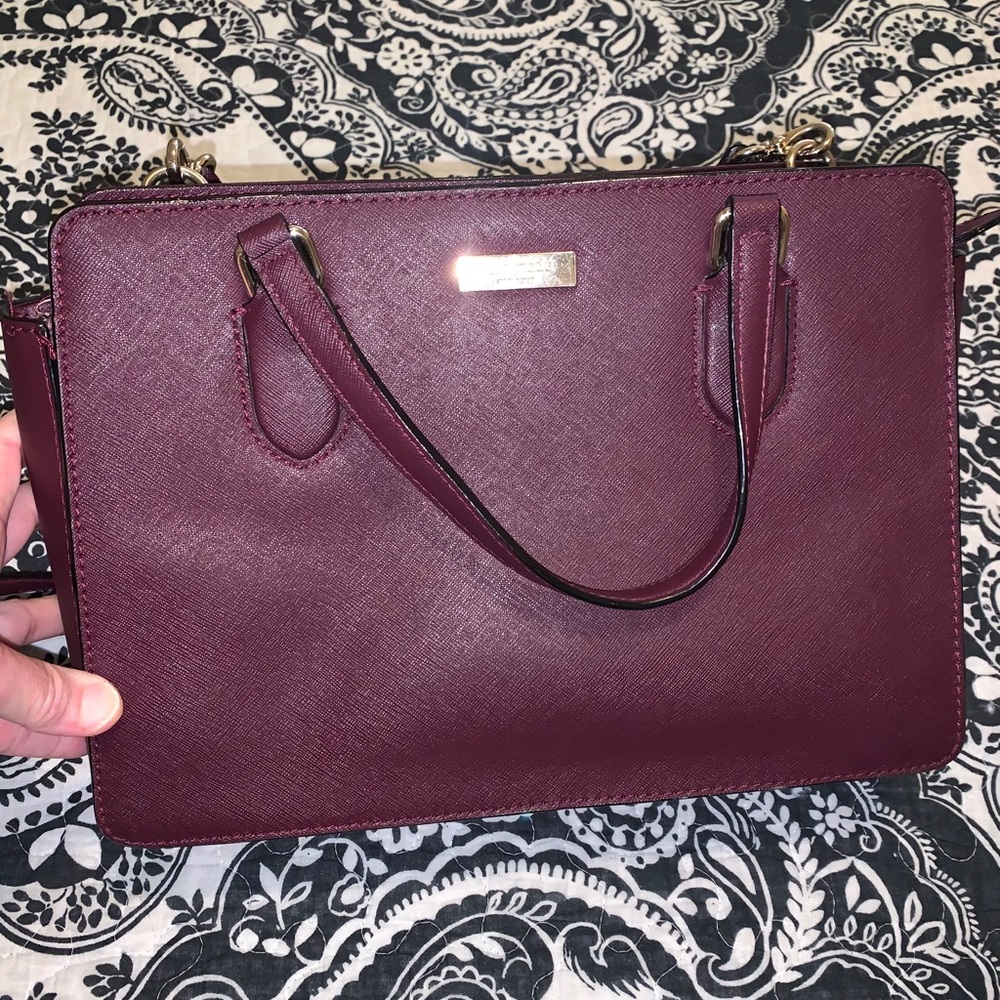 Kate Spade 💕 Deep Plum Colored Bag